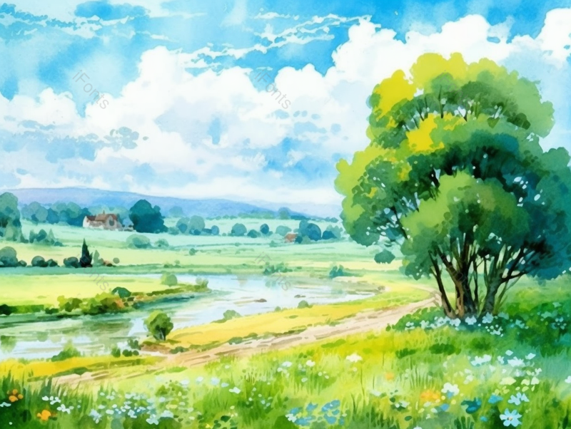 绿色树木植物插画艺术,插画/手绘图,插画/手绘图库,插画/手绘图下载,插画/手绘